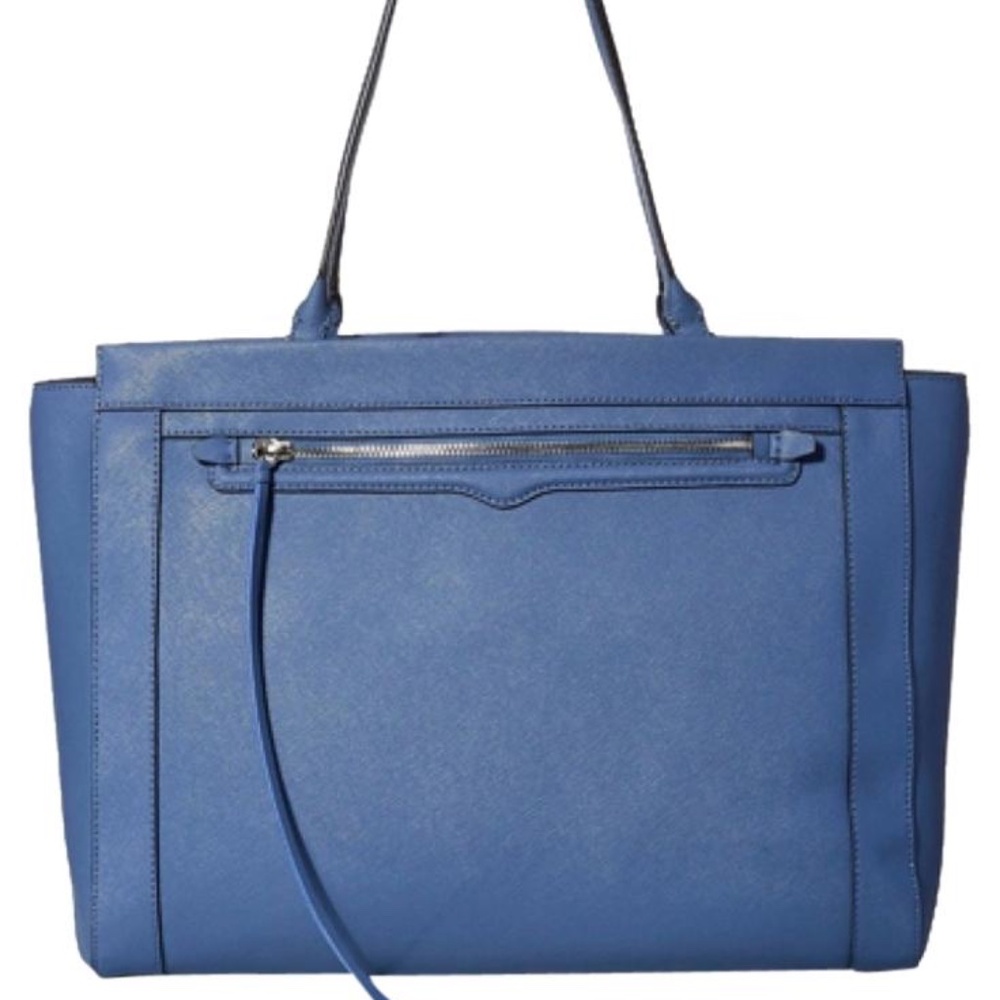 Rebecca Minkoff Deep Denim Saffiano Leather ‘Monroe’ Tote